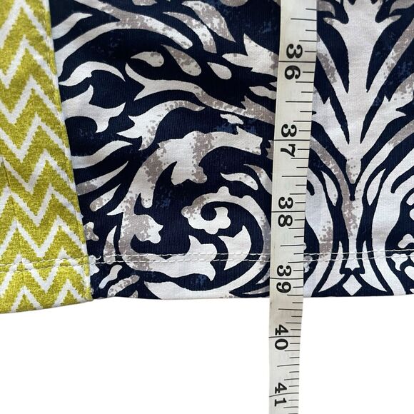 J. McLaughlin Catalina Cloth Dress Women's Size Large Front Keyhole Preppy - Picture 8 of 12